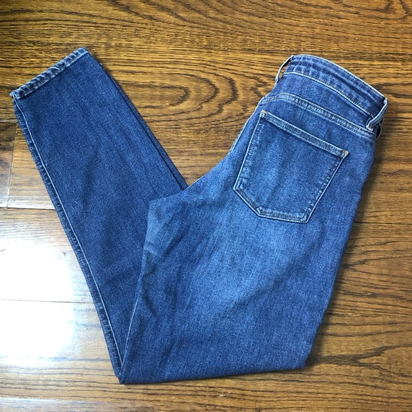 ACNE STUDIOS Women Blue ‘SKIN 5 USED BLUE’ Skinny Low Rise Jeans Sz 27/32 - Picture 5 of 16